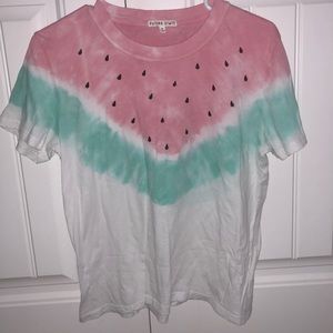 Watermelon tie dye t shirt